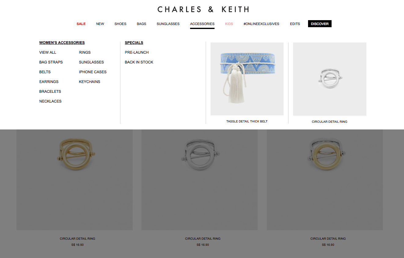 brands like charles and keith