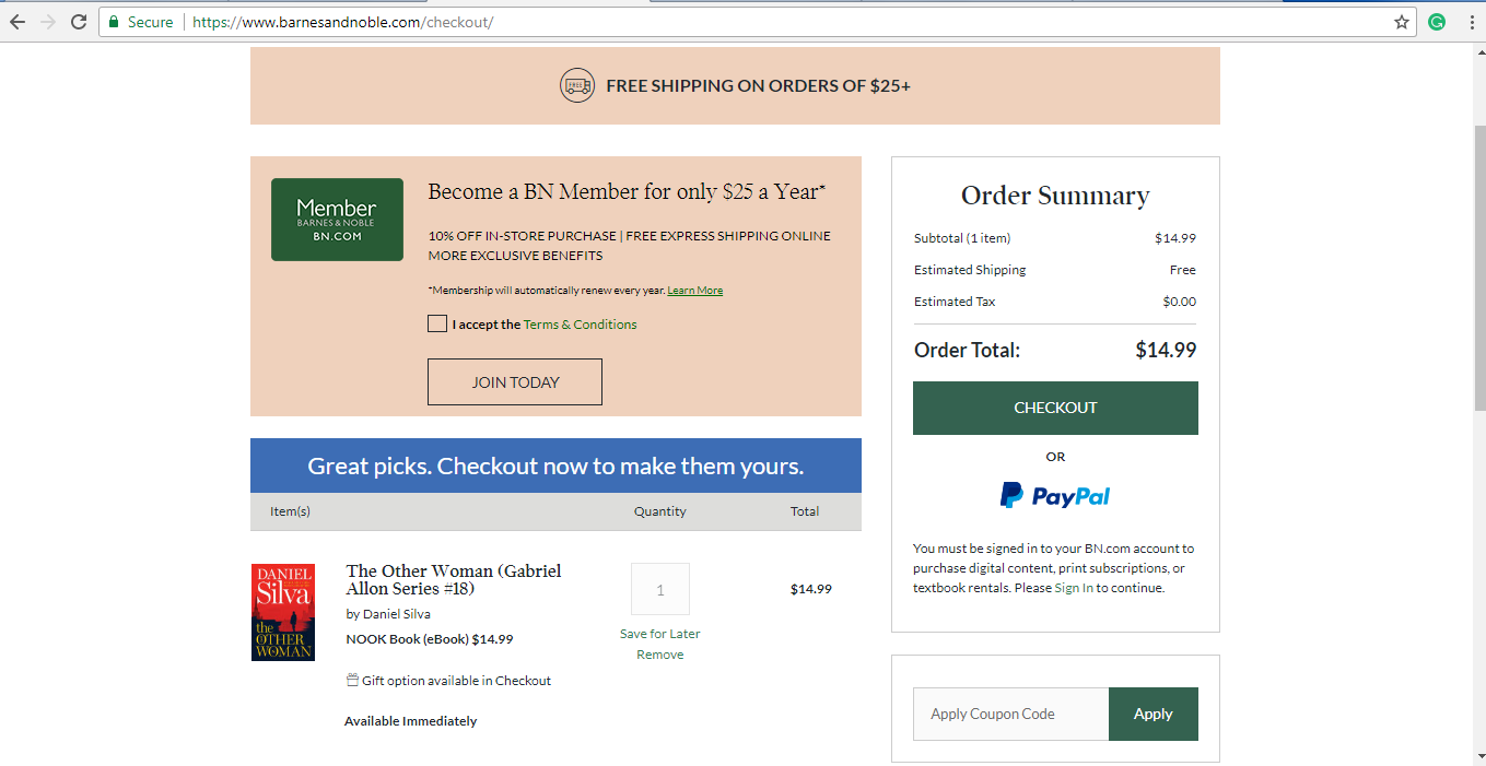 Barnes & Noble Coupons, Discount Code & Offers September 2023